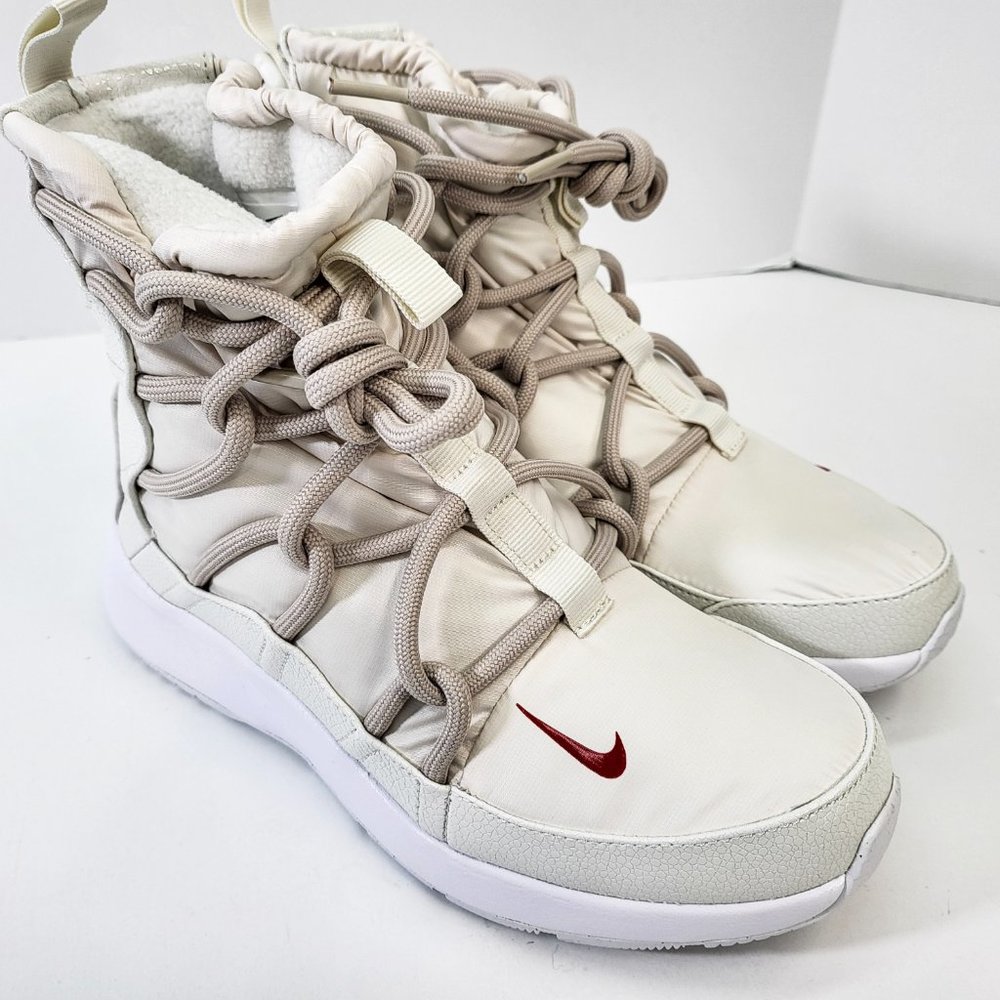 Nike Tanjun High Rise Women's Boot Sneaker Hiking Limited White AO0355-005 - Picture 7 of 14